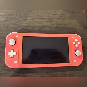 Nintendo Switch Handheld Console - Coral- Pink